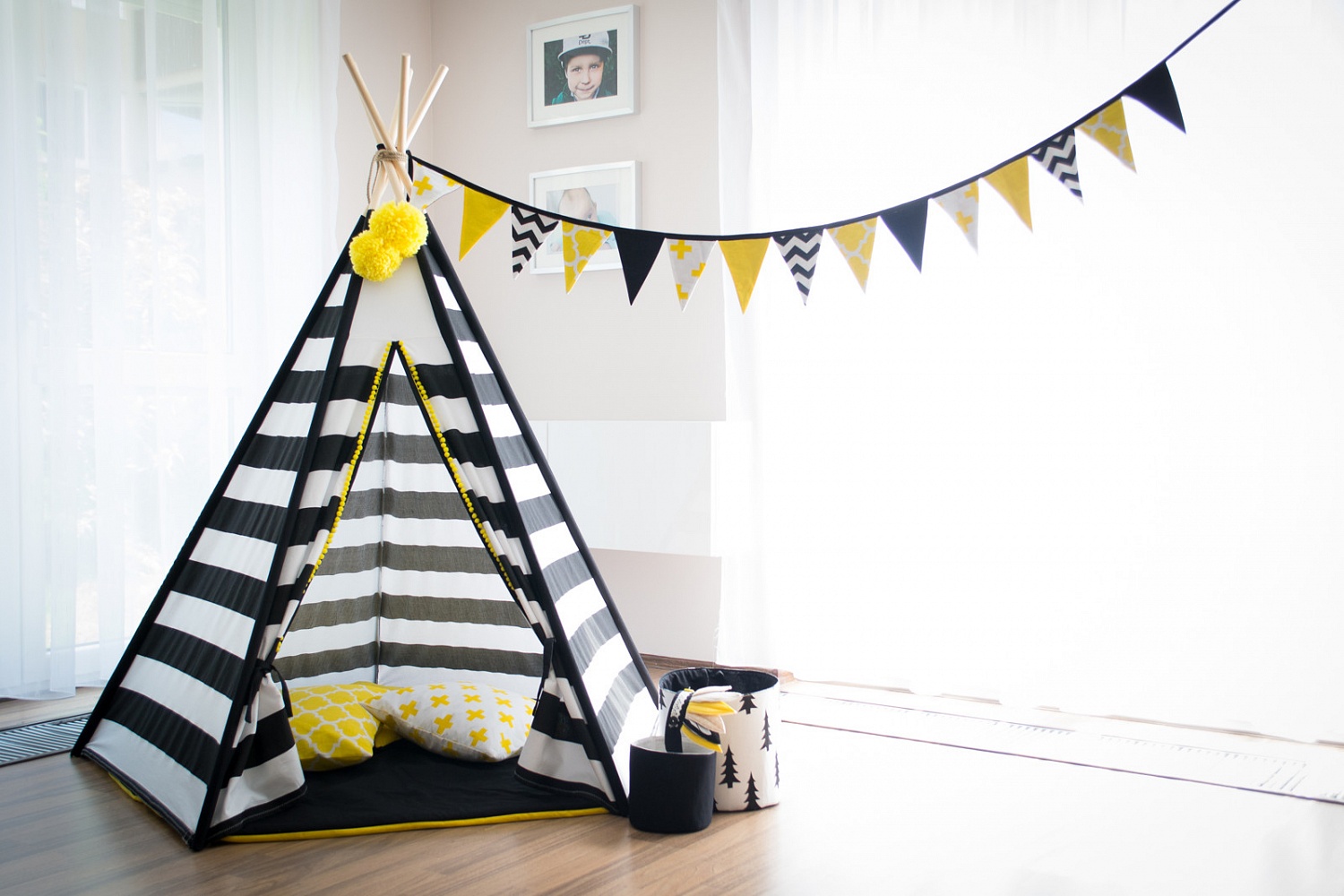 Teepee BLACK/WHITE Pro děti Kakusei