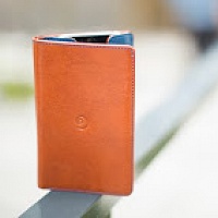 Hnědo modrá peněženka s pouzdrem na iPhone 6/6s | Kožená peněženka s pouzdrem na iPhone 6