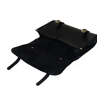 Leather Briefcase - černá