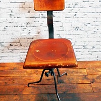 Industriální kancelářská židle. | Industriální dílenská židle