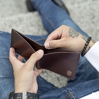 Kožená peněženka Brunn Coins Wallet