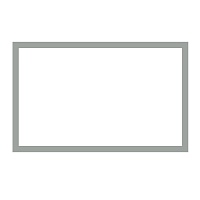 Samolepicí tabule na zeď s rámečkem bílá detail 074 | Bílá nalepovací tabule s rámečkem (t18)