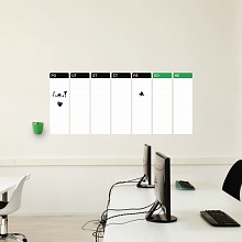 Bílý tabulový kalendář týdenní (t21)