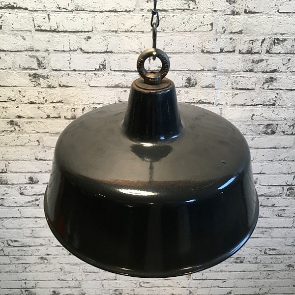 Industriální smaltovaná lampa | Industrial Antik
